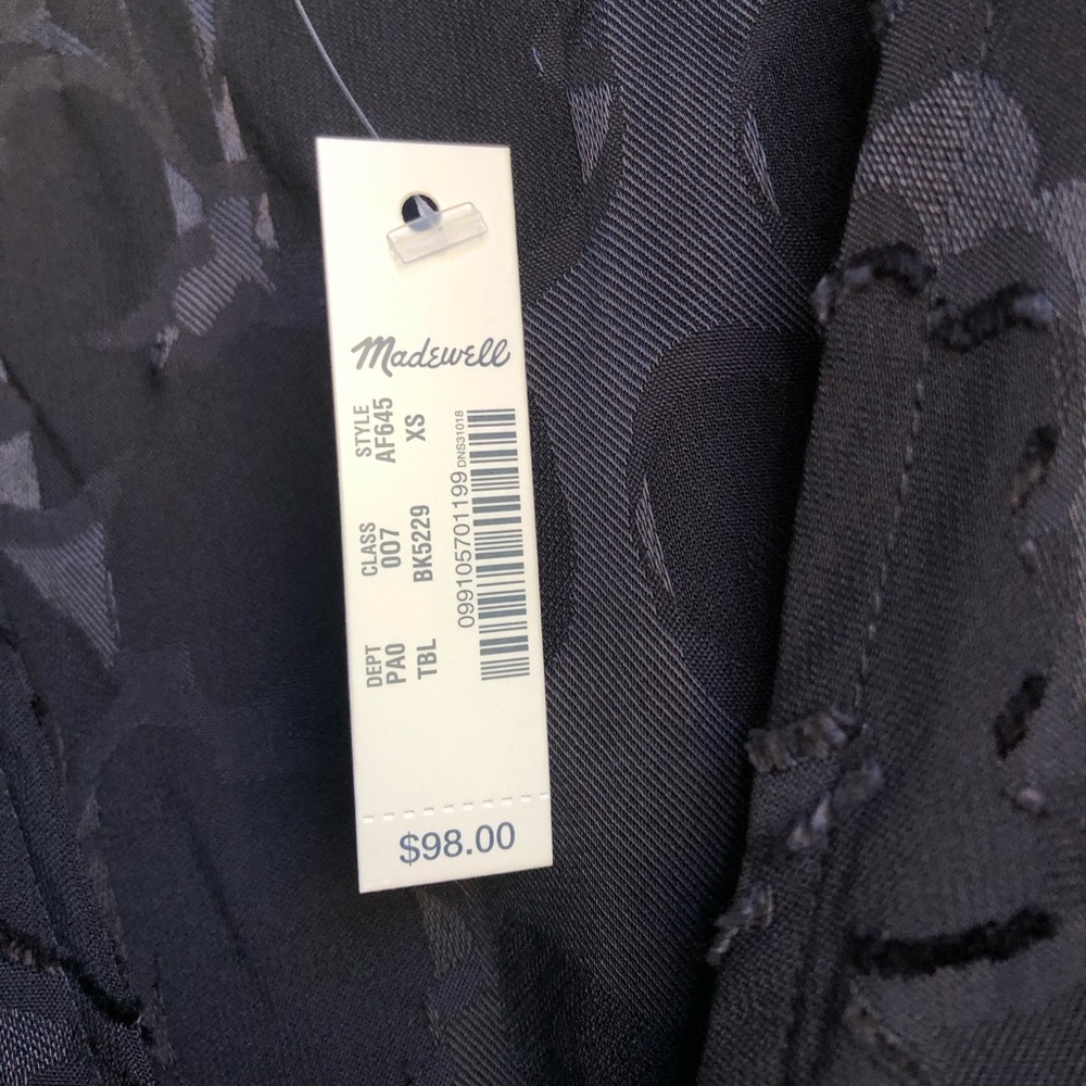 Madewell Floral Jacquard Side-Tie Wrap Top - Picture 3 of 5